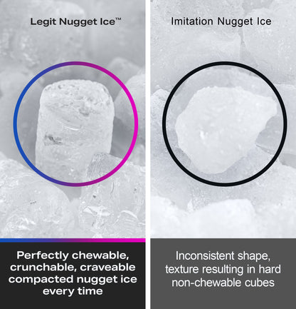 GE Profile™ Opal™ Nugget Ice Maker + Side Tank, Countertop Icemaker, Stainless Steel, 33Lbs Daily Ice Production
